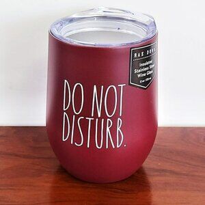 NWT Rae Dunn Stainless Steel Do Not Disturb 12oz Insulated Tumbler